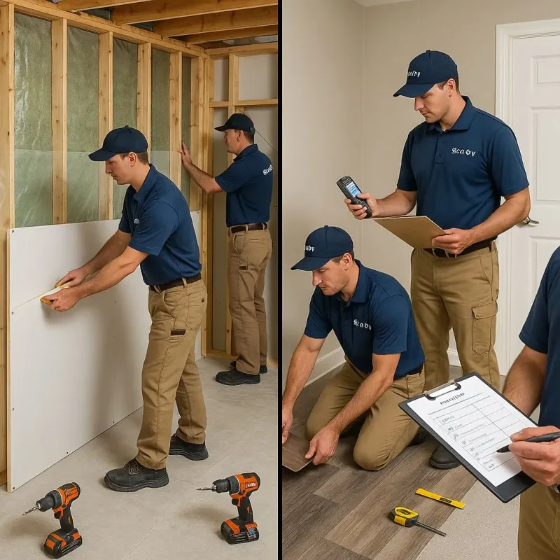 Repairs and Reconstruction process in Supreme, LA